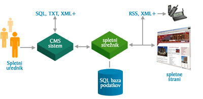 CMS struktura sistema za upravljanje s spletnim mestom CMS struktura sistema za upravljanje s spletnim mestom